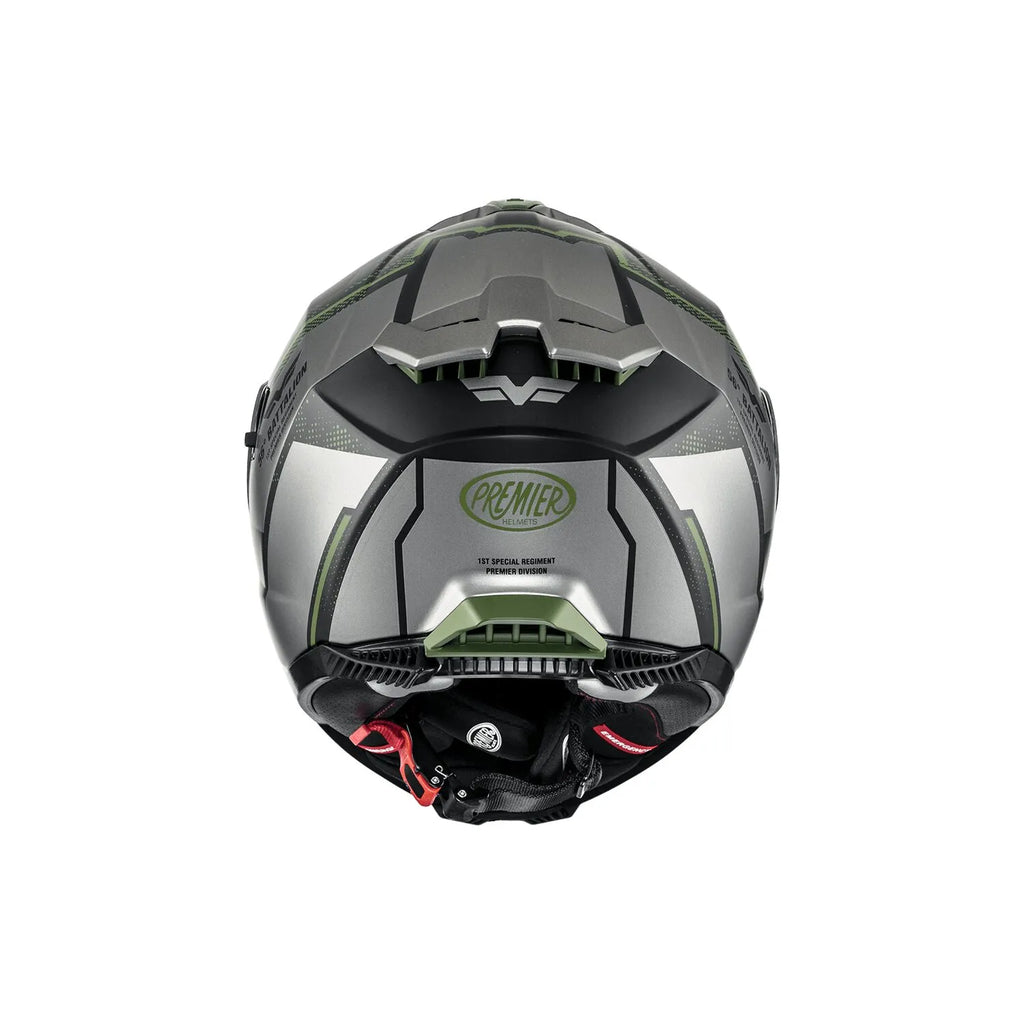 Premier Helmets Typhoon BA Fullfacehjelm Grå