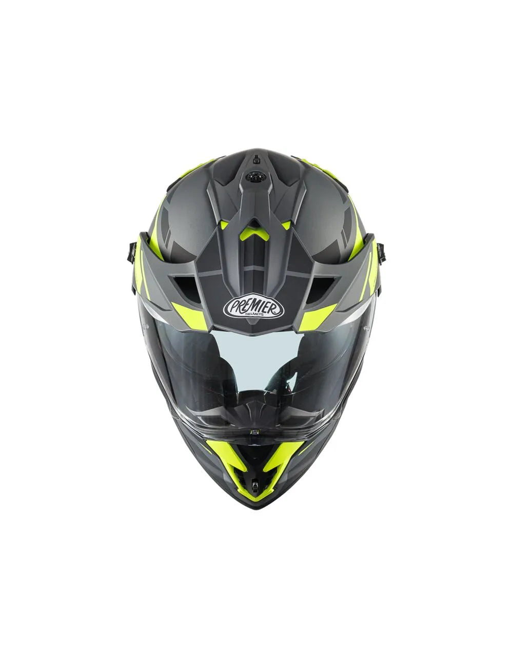 Premier Helmets Discovery Adventure Hjelm Mat Sort Gul