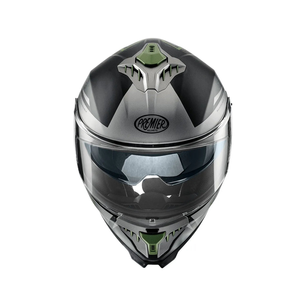 Premier Helmets Typhoon BA Fullfacehjelm Grå