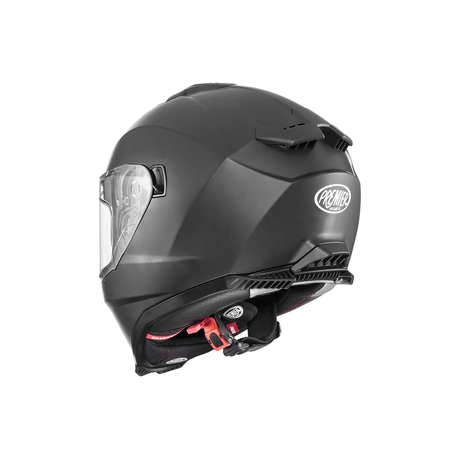 Premier Helmets Typhoon Fullface Hjelm Mat Sort