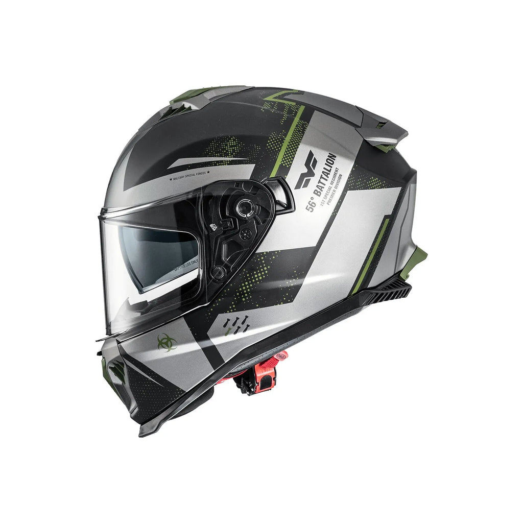 Premier Helmets Typhoon BA Fullfacehjelm Grå