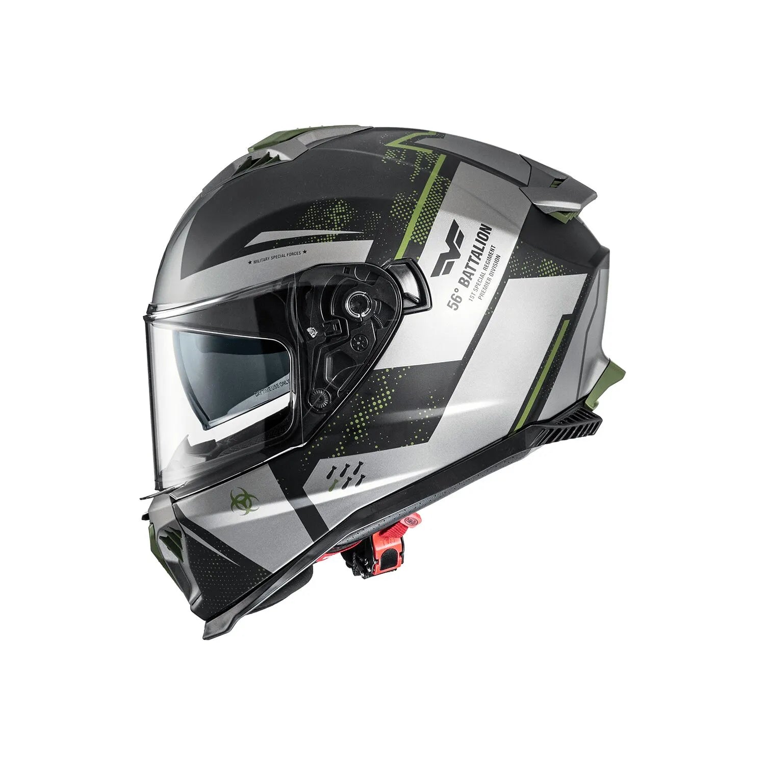 Premier Helmets Typhoon BA Fullfacehjelm Grå