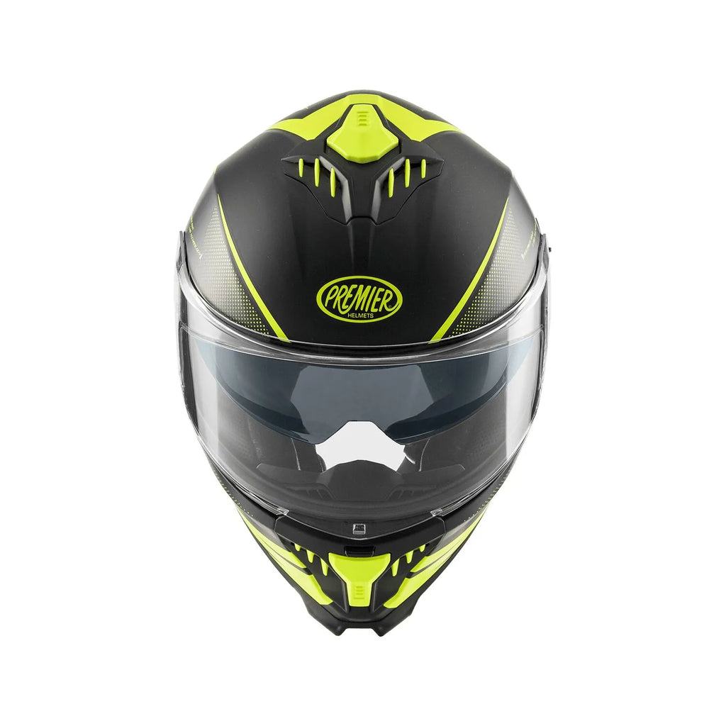 Premier Helmets Typhoon FR Hjelm Sort Gul