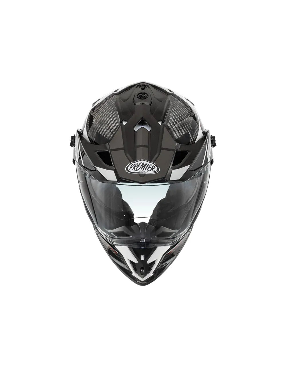 Premier Helmets Discovery Carbon EA Hjelm Grå Hvid