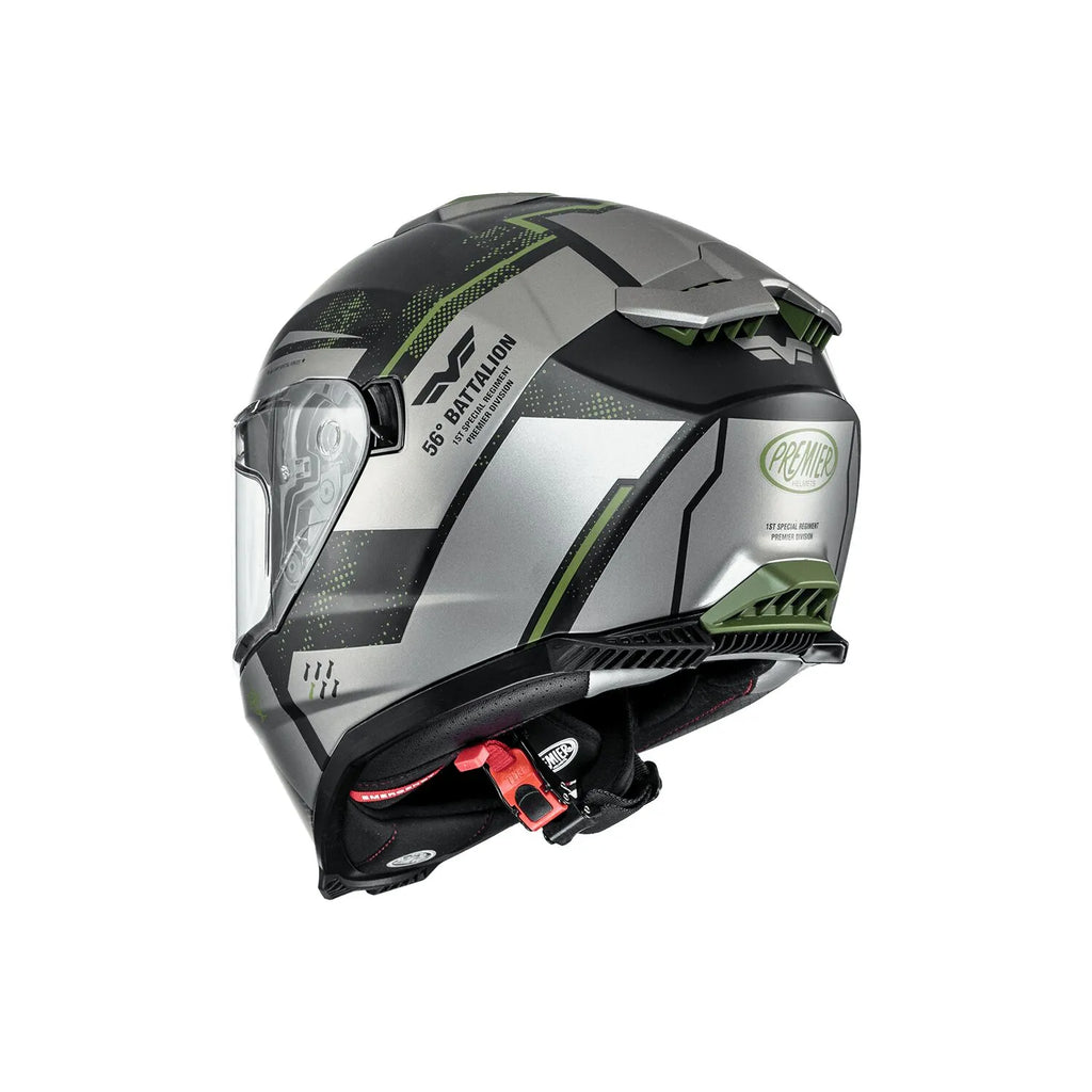 Premier Helmets Typhoon BA Fullfacehjelm Grå