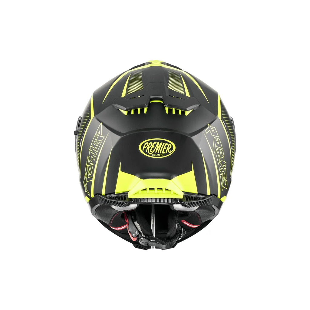 Premier Helmets Typhoon FR Hjelm Sort Gul
