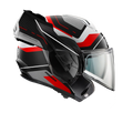 Premier Helmets X-Charger Hjelm Sort Grå Rød Hvid