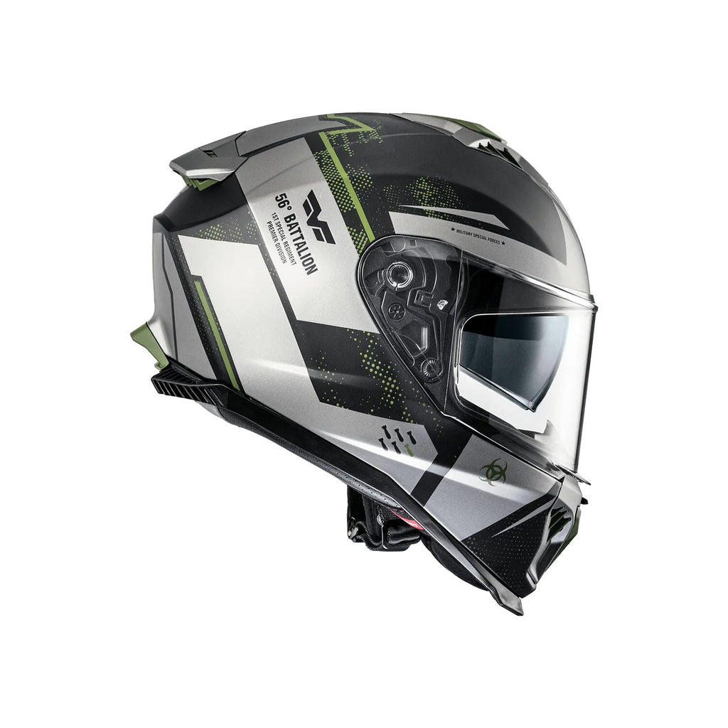 Premier Helmets Typhoon BA Fullfacehjelm Grå