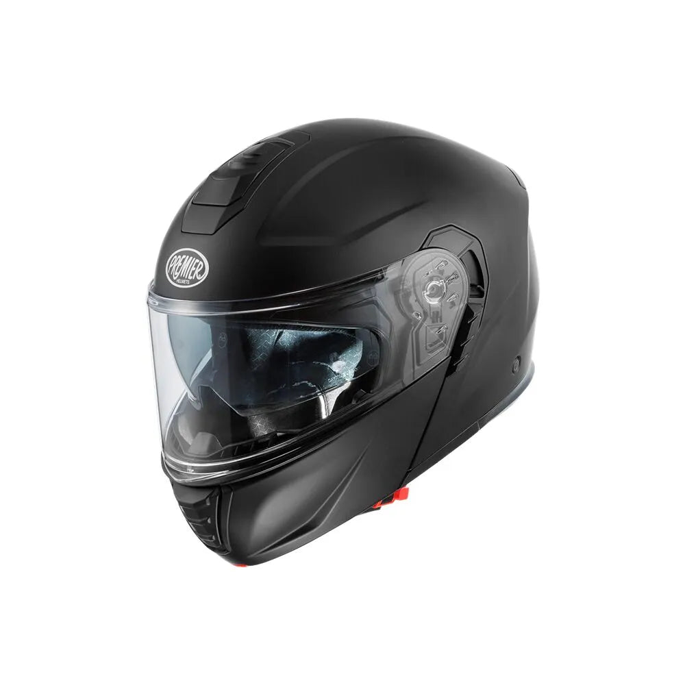 Premier Helmets Genius Evo modulhjelm mat sort