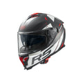 Premier Helmets Typhoon Hjelm Mat Grå Rød Hvid