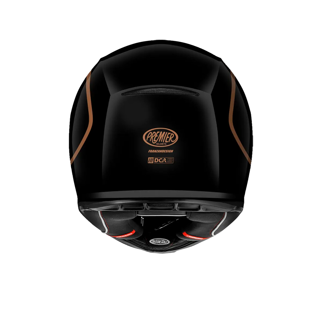 Premier Helmets Commander GP Hjelm Sort Brun