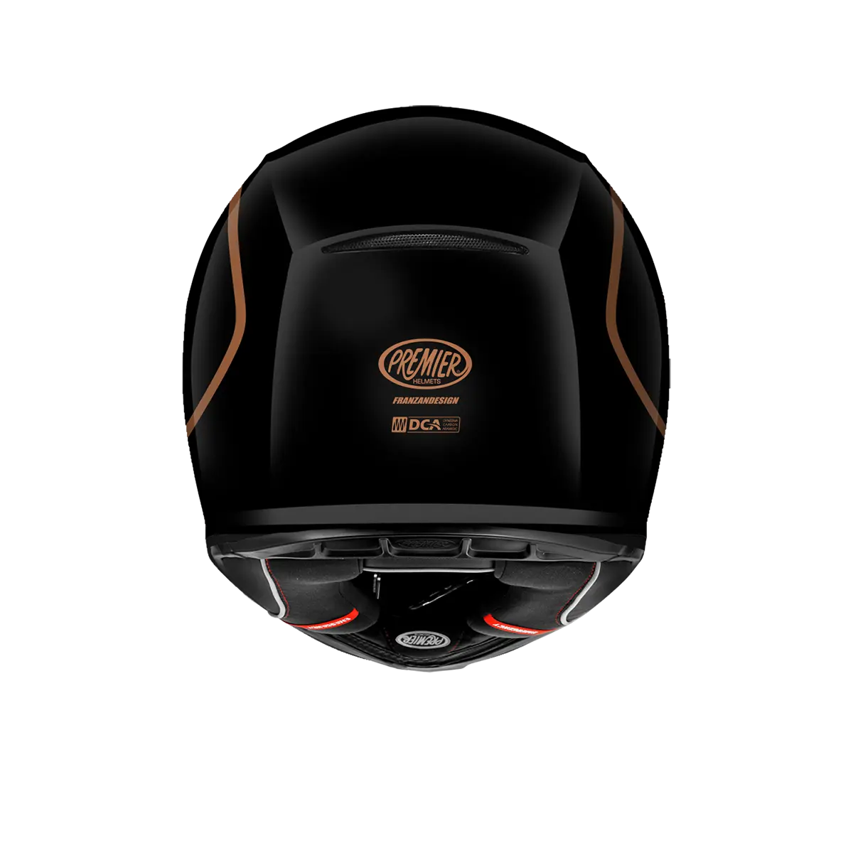 Premier Helmets Commander GP Hjelm Sort Brun