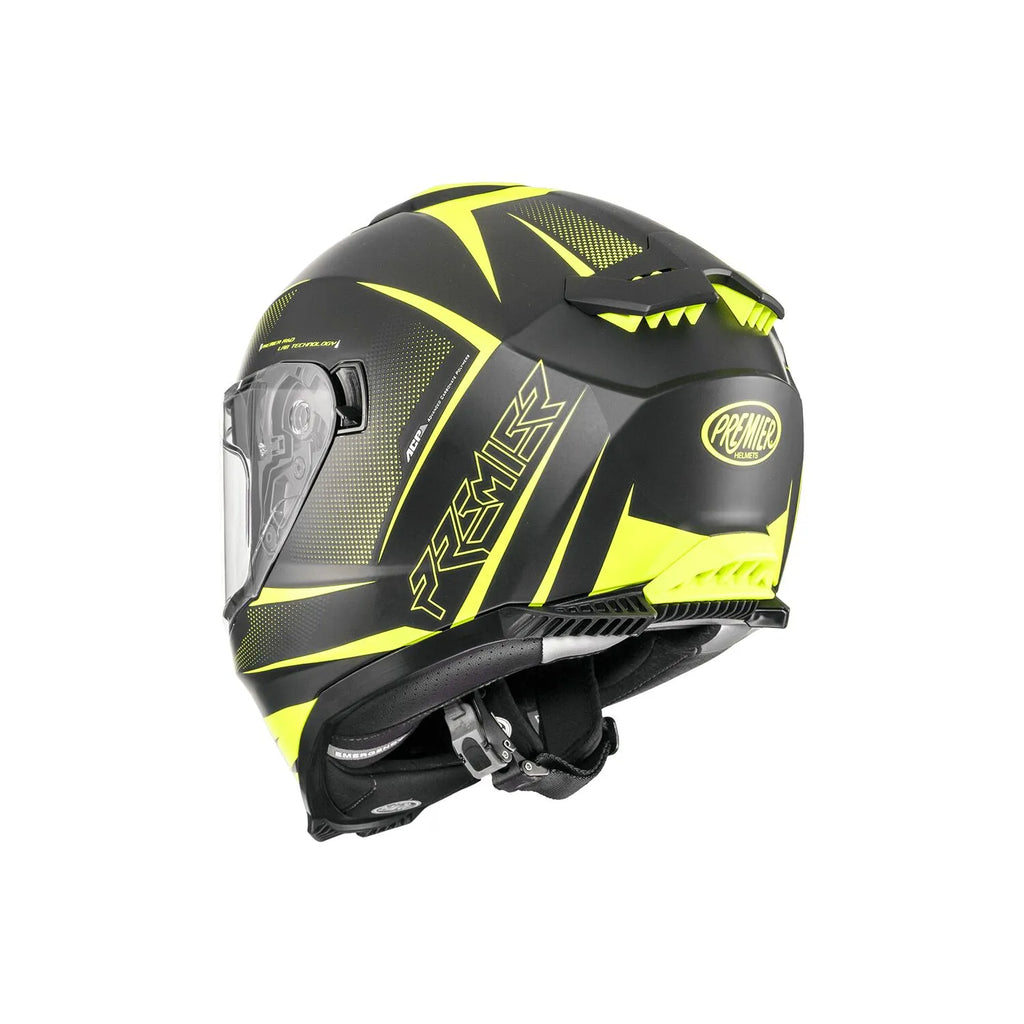 Premier Helmets Typhoon FR Hjelm Sort Gul