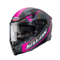 Caberg Avalon X Matsort/Grå/Pink Motorcykel Hjelm