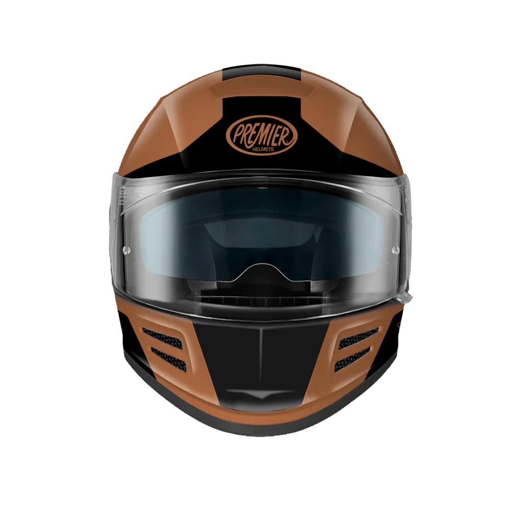 Premier Helmets Commander GP Hjelm Sort Brun
