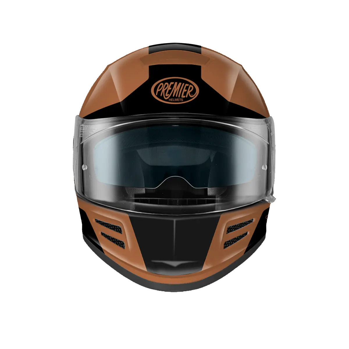 Premier Helmets Commander GP Hjelm Sort Brun