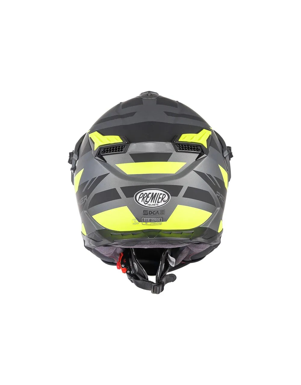 Premier Helmets Discovery Adventure Hjelm Mat Sort Gul