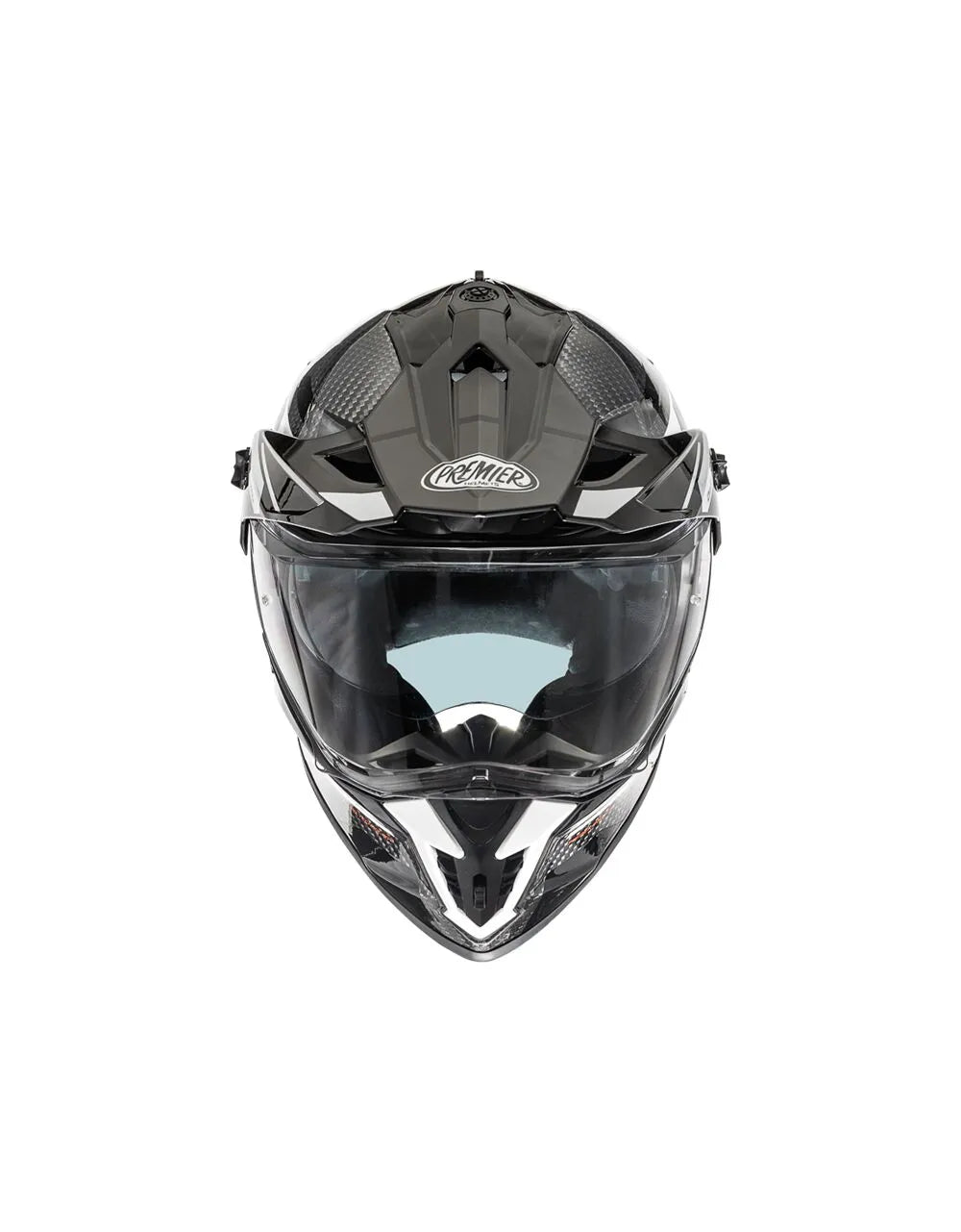 Premier Helmets Discovery Carbon EA Hjelm Grå Hvid