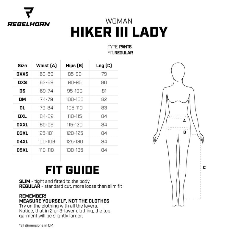 Rebelhorn Hiker III dame MC bukser