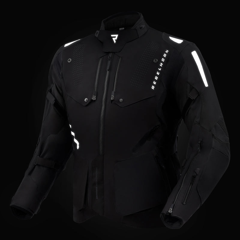 Rebelhorn Hiker IV Sort MC Jakke