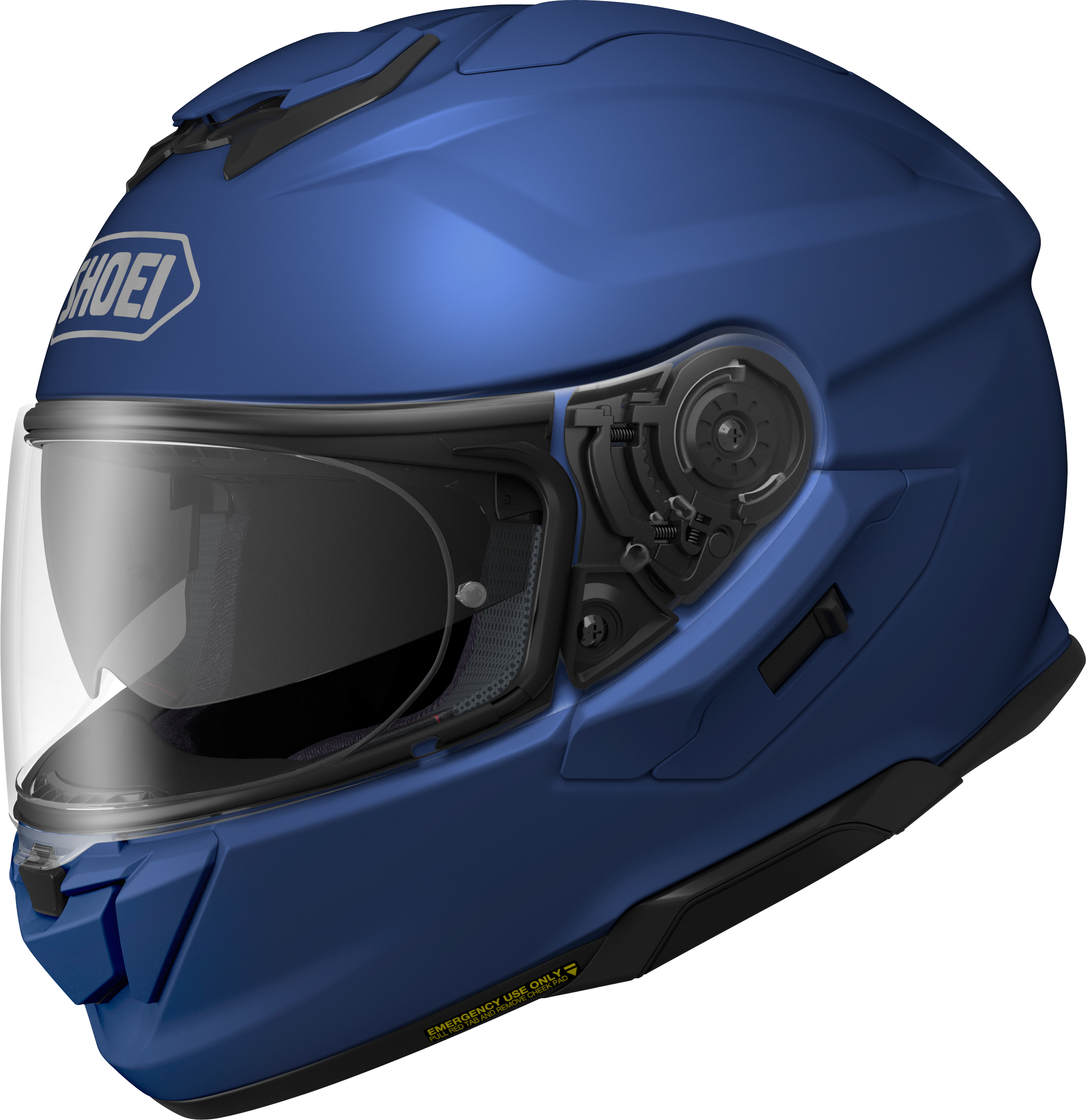 Shoei GT-Air 3 Mat Blå Metallic Motorcykel Hjelm