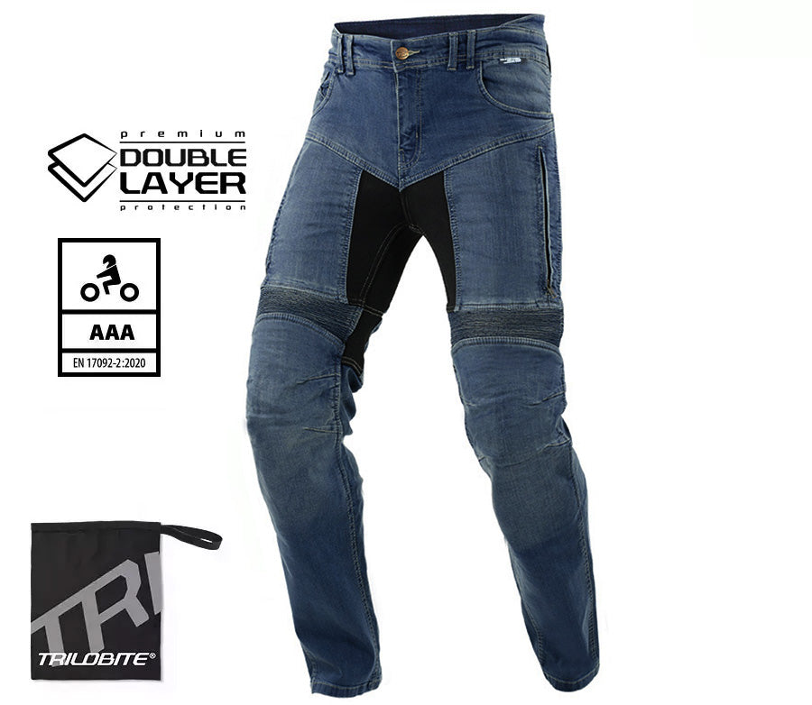 Trilobite Parado AAA Doublelayer Slim fit Herre (blå)