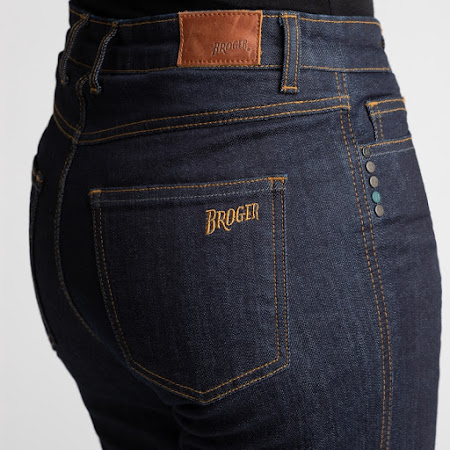 Broger California Jeans Dame (raw navy)