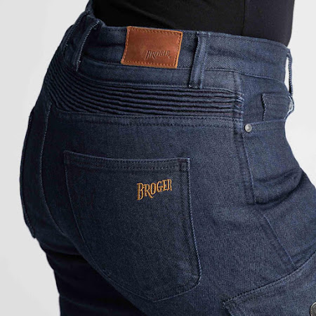 Broger Ohio Jeans Dame (raw navy)