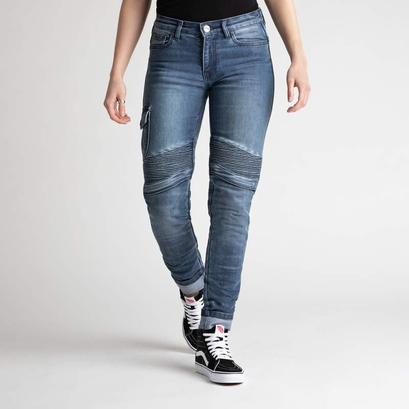 Bunke af fersken Fejl Broger Ohio MC jeans. Kevlar jeans til damer. Se udvalget her! kr. 1.999,00