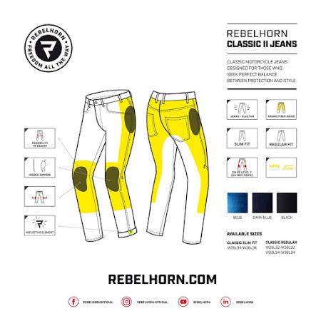 Rebelhorn Classic II Jeans (mørkeblå)