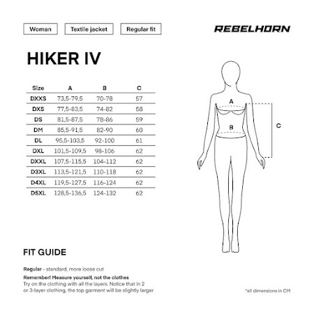 Rebelhorn Hiker IV Grå Dame MC Jakke