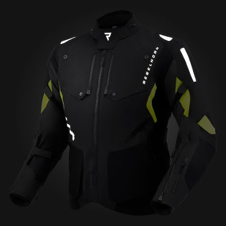 Rebelhorn Hiker IV Sort/Flu Neon MC Jakke