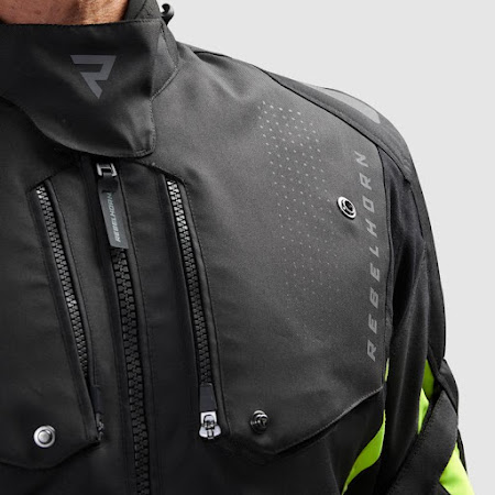 Rebelhorn Hiker IV Sort/Flu Neon MC Jakke