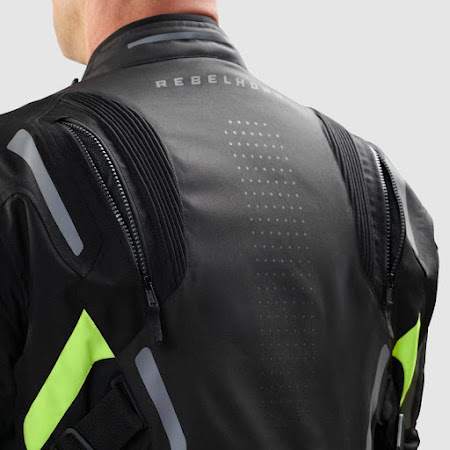 Rebelhorn Hiker IV Sort/Flu Neon MC Jakke