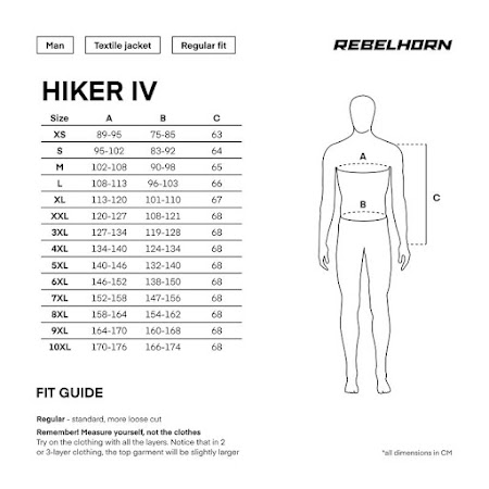 Rebelhorn Hiker IV Grå/Flu Neon MC Jakke