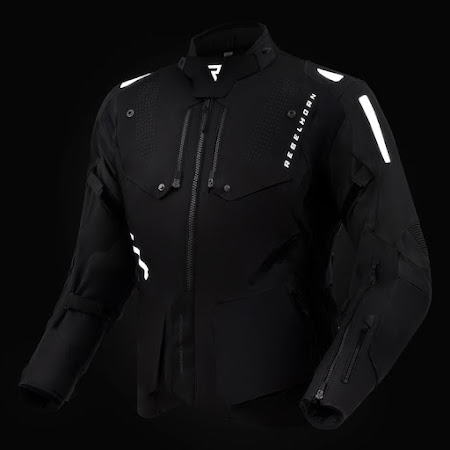 Rebelhorn Hiker IV Sort MC Jakke