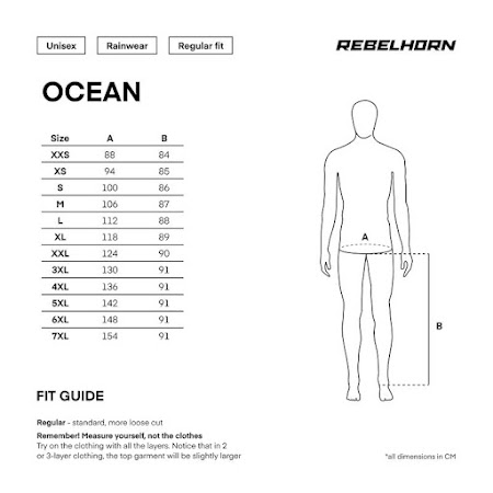 Rebelhorn Ocan MC Regnbukser - Sort