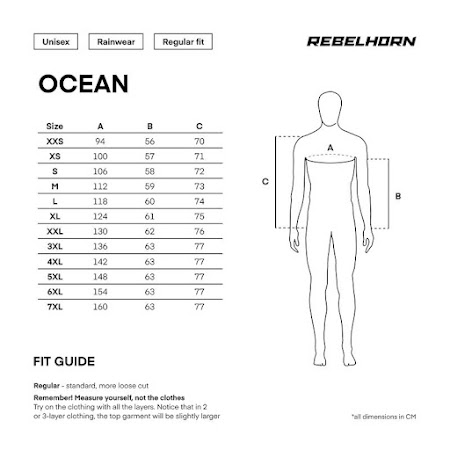 Rebelhorn Ocan MC Regnjakke - Neon Gul