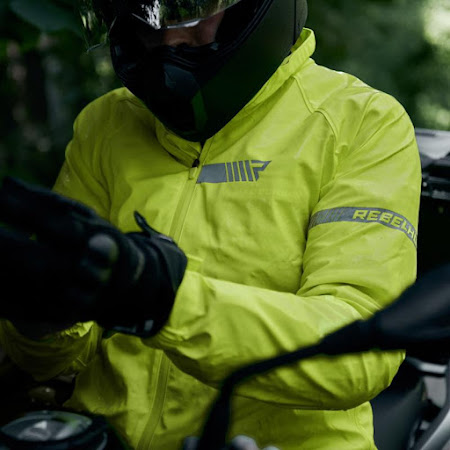 Rebelhorn Ocan MC Regnjakke - Neon Gul