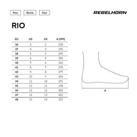 Rebelhorn Rio MC Støvler - Sort