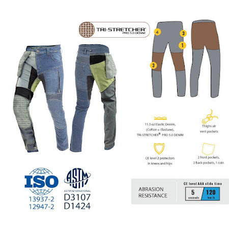 Trilobite Parado AAA Doublelayer Slim fit Herre (sort)