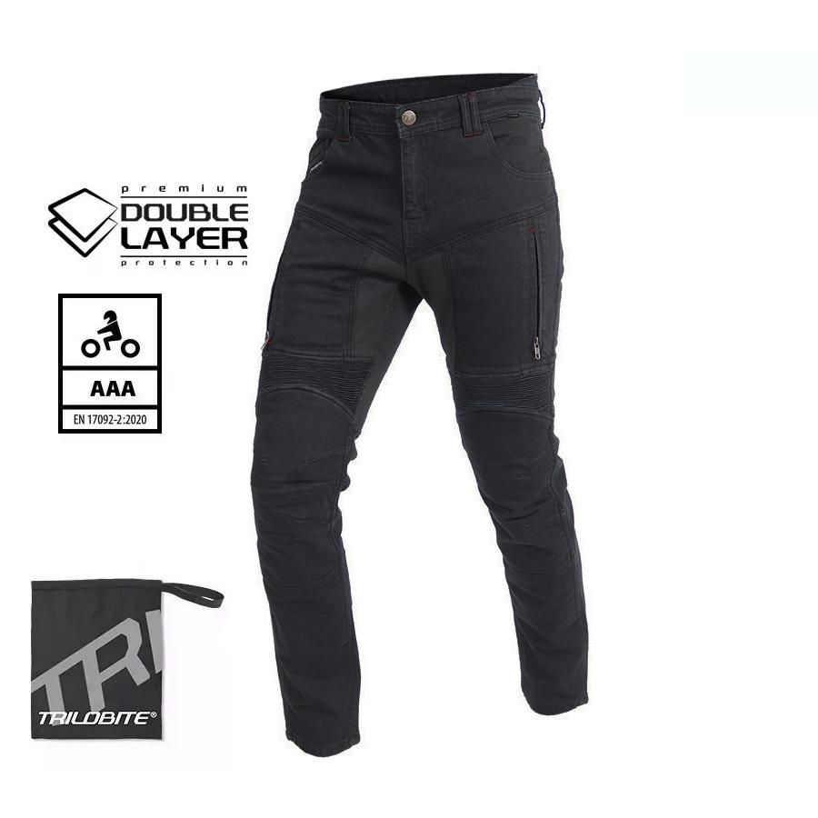 Trilobite Parado AAA Doublelayer Slim fit Herre (sort)